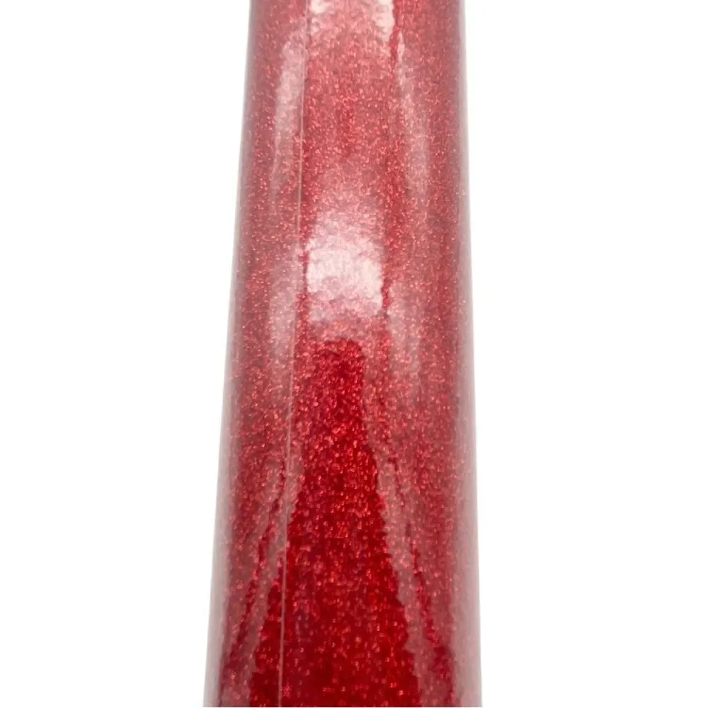 NWT Paper Source Red Glitter Wrapping Paper Roll 27.5”x59” Christmas Gift Wrap